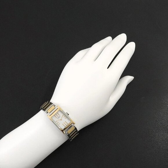 HERMES Tandem TA1.220 Quartz White Shell Dial Ladies Watch 90282664 - Picture 6 of 6